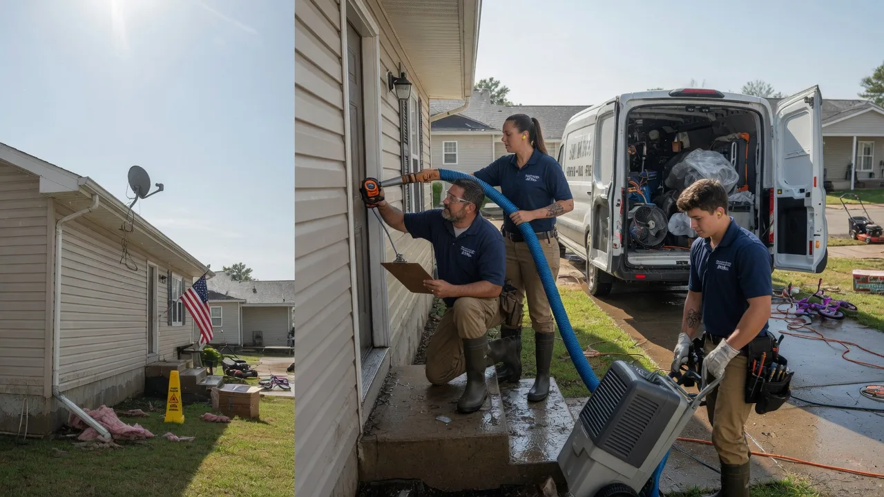 Ceiling Water Damage Restoration in Grapeville, PA near me